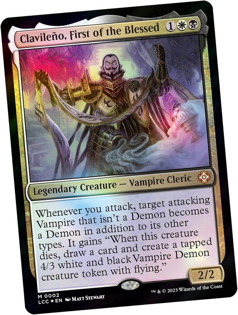 Magic the Gathering The Lost Caverns of Ixalan Commander Deck - Blood Rites (100-Card Deck, 2-Card Collector Booster Sample Pack + Accessories) - Image 4
